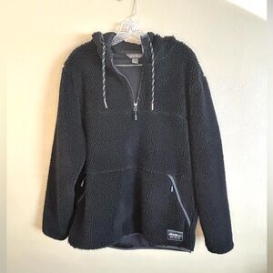 Eddie Bauer Men’s plush 1/4 zip pullover Size Large